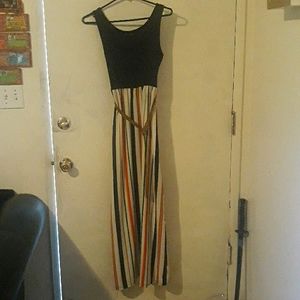 Long stripe dress